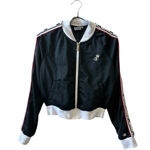 Champion Track Jacket - Black/White - X-Small